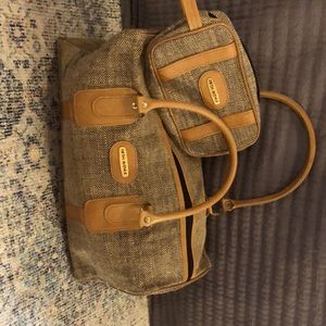 Fifth avenue vintage overnight bag & toiletry bag